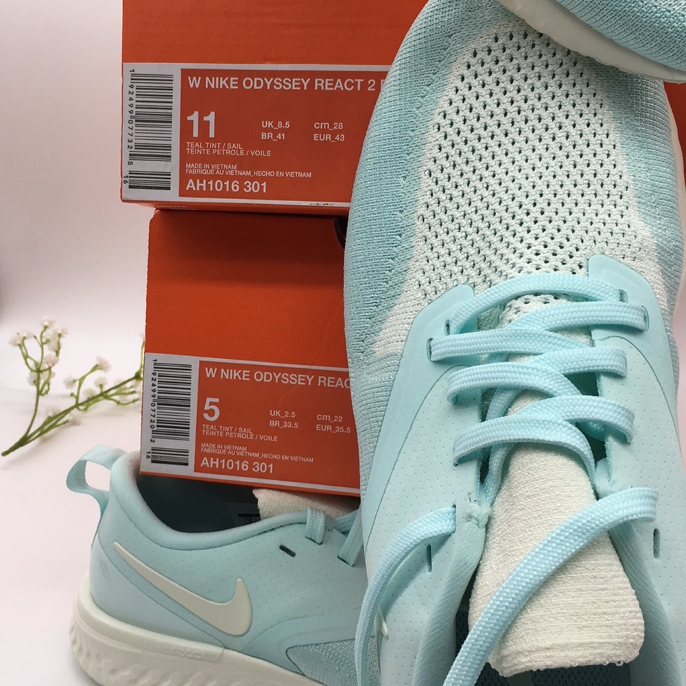 • NIKE ODYSSEY REACT 2 FLYKNIT teal tint/sail WMNS - Picture 8 of 8